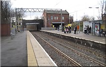 SJ7994 : Stretford railway (now Metrolink) station, Greater Manchester by Nigel Thompson