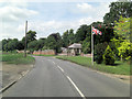 A1092 passes entrance to Cavendish Hall