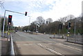 Traffic lights, Farnham bypass