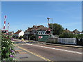 Hampden Park level crossing and signal box