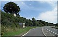 Emergency sign store in A38 layby, Liskeard