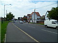 Looking west on the A4155