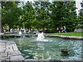 Water Feature, Jubilee Park, Canary Wharf, London