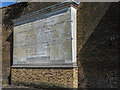 Plaque, Hertsmere Road, Poplar, London