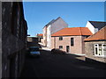 Refurbished buildings on Brewery Lane