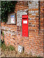 TG2705 : Kirby Bedon Victorian Postbox by Geographer