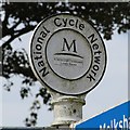 ST8961 : National Cycle Network sign by Oast House Archive