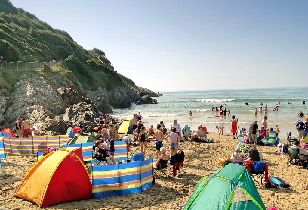 High Tide at Caswell Bay 2 © Philip Pankhurst Geograph Britain and