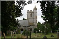 Aller church and churchyard