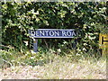 TM2890 : Denton Road sign by Geographer