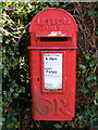 TM2890 : The Corner George V Postbox by Geographer