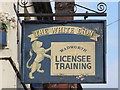 The White Lion sign