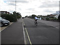 Cyclist on Old Fort Road