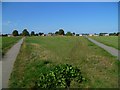 Diverging paths to Eton Wick on South Field