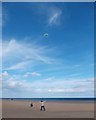NU2510 : Kite flying on the sands at Alnmouth by Neil Theasby
