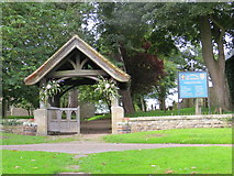 NZ2215 : The Lychgate of St Edwin's Church, High Coniscliffe by Peter Wood