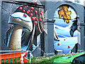 NS5965 : City Halls graffiti style mural by Thomas Nugent