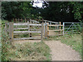 Gates and footbridge