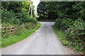 Road junction onto the A525