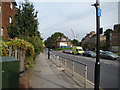 View of Greenwich Book Place and Gallery from Norway Street