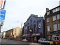 View of the Up the Creek Comedy Club from Creek Road