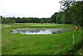 A water hazard on Percy Wood Golf 