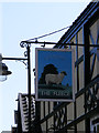TM3389 : The Fleece Inn Public House sign by Geographer