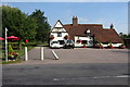 Chequers Inn and footpath into Wootton