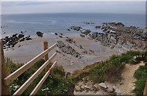 SS4546 : North Devon : Rockham Beach by Lewis Clarke