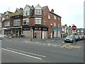 Two boarded up shops in Cheriton