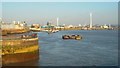TQ3980 : Blackwall Pier, River Thames by Malc McDonald
