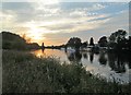 SK5938 : A September evening by the Trent by John Sutton
