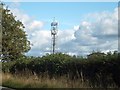 Communications mast near Clovelly Cross