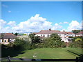 View of houses on Highview Gardens from Upminster Windmill