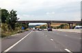 SU2579 : M4 westbound, bridge by Julian P Guffogg