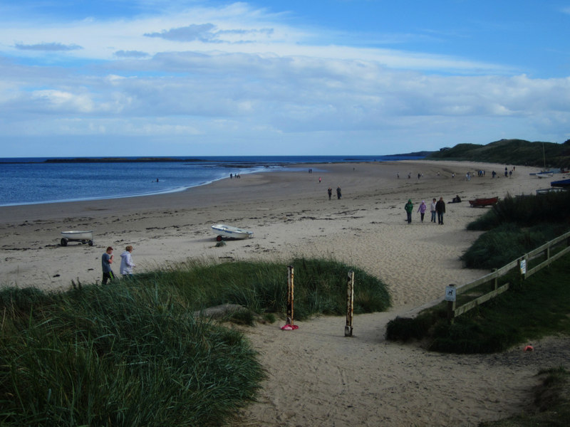 Beach at Low Newton-by-the-Sea © Graham Robson :: Geograph Britain and ...