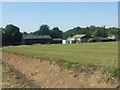 Home Farm and ditch, Clavering