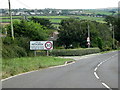 Little Petherick Cornwall Boundary Sign