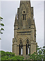 Bradford - All Saints Church - base of spire