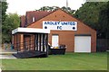 SP5427 : Ardley United's clubhouse and changing rooms by Steve Daniels