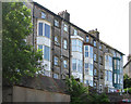 Buxton - rear of houses on Harlow Street