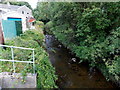 Ebbw River north of Allotment Road bridge, Ebbw Vale