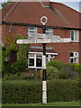 Fingerpost at Woolsthorpe