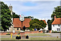 Tillingham Essex - Village sign and St. Nicholas Church