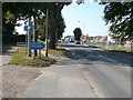 Looking towards the Sholden Fields building site