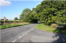 SO8870 : Road junction near Rushock by Philip Halling