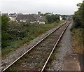 Towards Pembroke Dock from Pembroke railway station