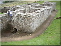 NY9170 : Roman Bath House at Chesters by Stanley Howe