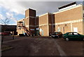 Rear entrance to shops in Regent