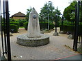 Ornamental garden east of St Christopher Drive